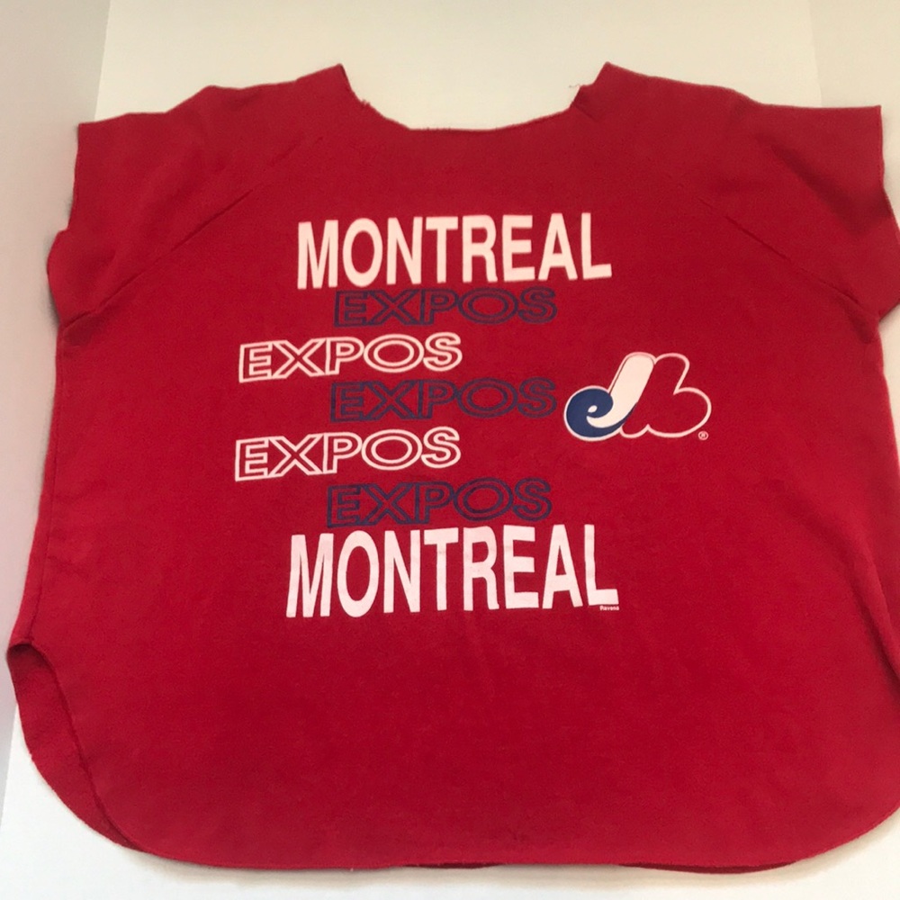 Vintage Ravens Athletics Montreal Expos Baseball Fleece Sweatshirt